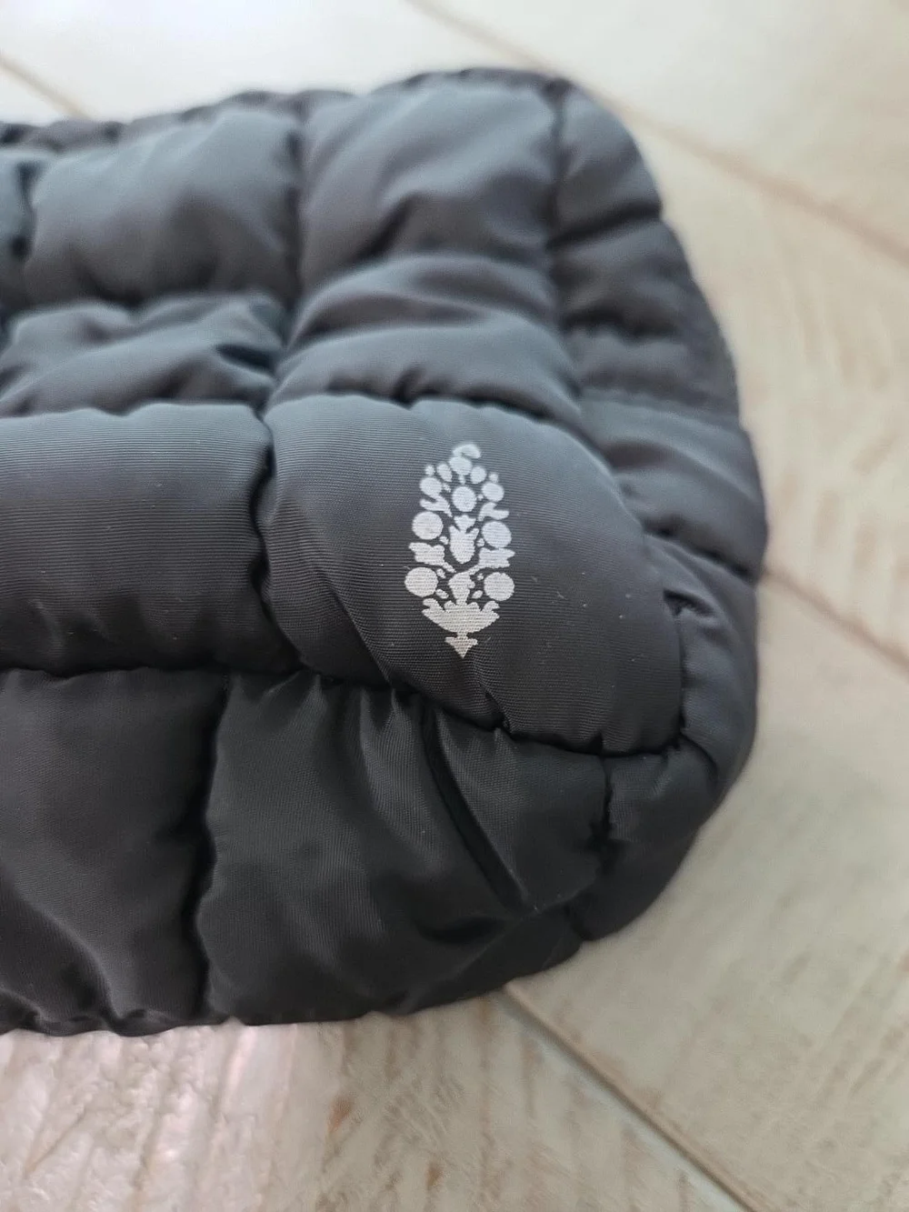 FP Movement by Free People Black Quilted Puffer Cosmetic Bag